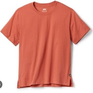 Men's REI Active Pursuits Relaxed Tshirt Red River‎ Clay Size XS